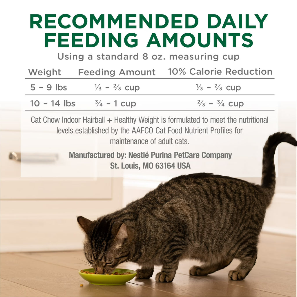 Purina Cat Chow Indoor Healthy Weight and Hairball Dry Cat Food With Chicken
