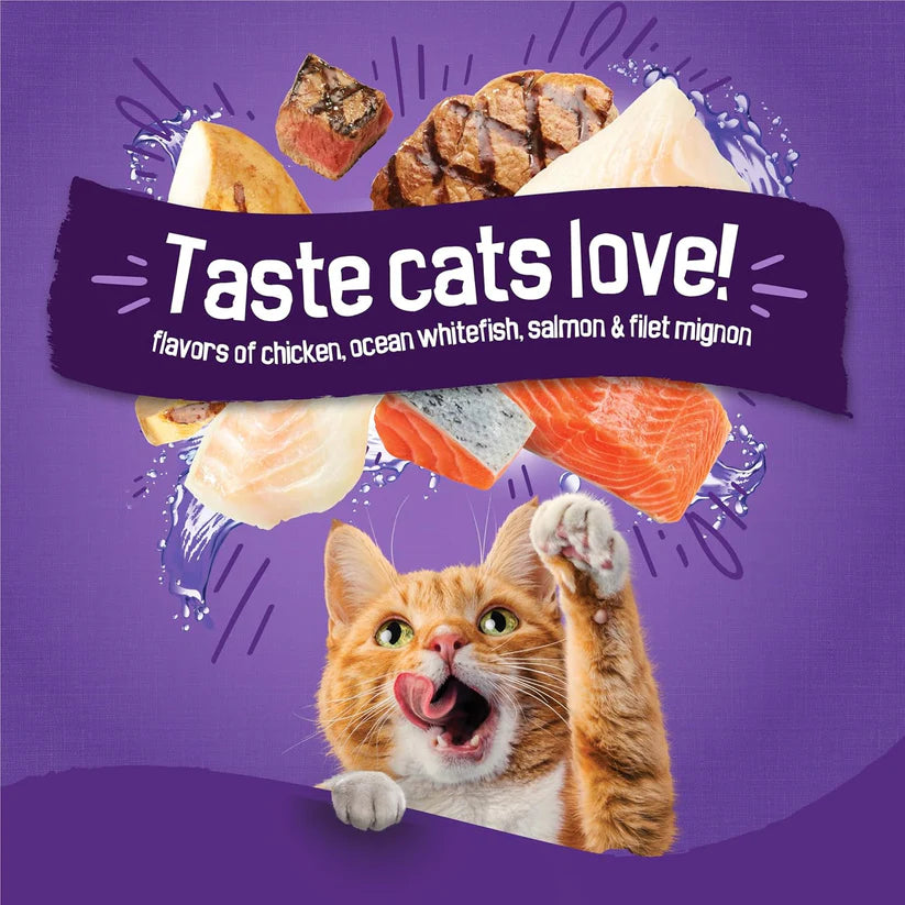 Purina Friskies Cat Food Surfin and Turfin Favorites Flavors of Chicken,